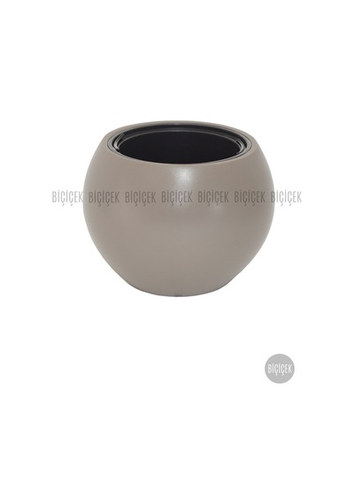 Küre Saksı 51 Cm Mocha Kahverengi