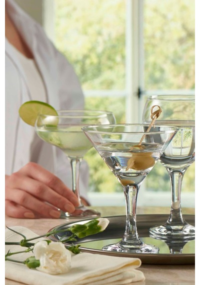 6'lı Bistro Martini Kadeh 280 Cc Şeffaf