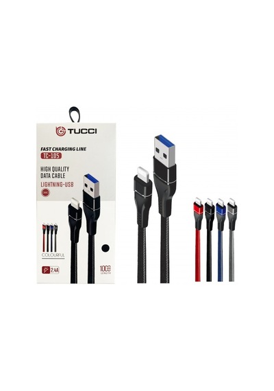PLATOON TC-105 2.4 AMPER USB-İOS Şarj Kablosu 1 Metre