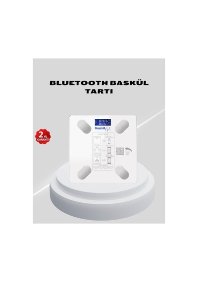 Akıllı Bluetooth Tartı 8 Farklı Ölçüm Verisi Otomatik Kişi Tanıma - Hs08372045-3450 Kırmızı