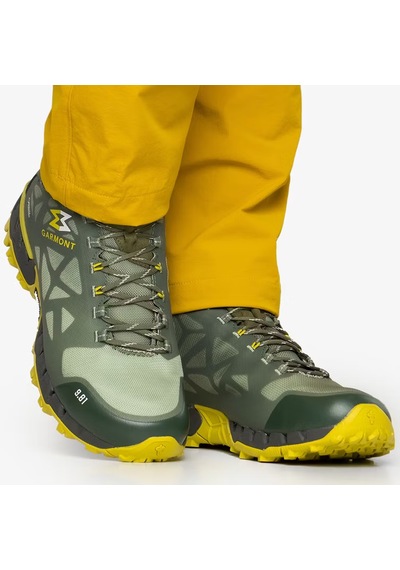 Garmont Italy 9.81 N Air G 2.0 Mid Goretex Michelin Taban Erkek Bot Green Olivine 002491 Yeşil-sarı Çok Renkli