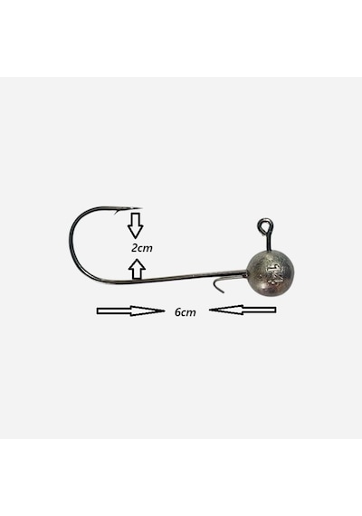 Captain Jig Head No:6/0 İğne 14gr Zoka