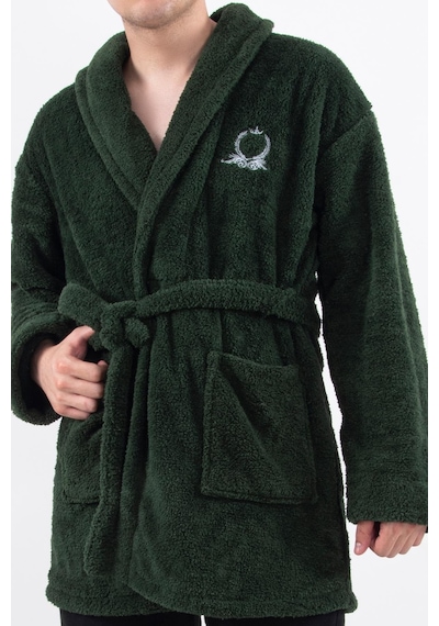 Rob Wellsoft Peluş Erkek Sabahlık Polar Robdeşambr Bornoz 001