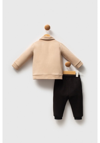 U.S. Polo Assn. Erkek Bebek Krem Takım 5274-48898 Krem