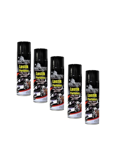 Lastik Tampon Parlatıcı Koruyucu Ebrayn Sprey 500 Ml 5 Adet