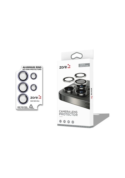 Lexroo Galaxy S26 Ultra Premium Safir Parmak İzi Bırakmayan Anti-reflective Kamera Lens Koruyucu - Mor