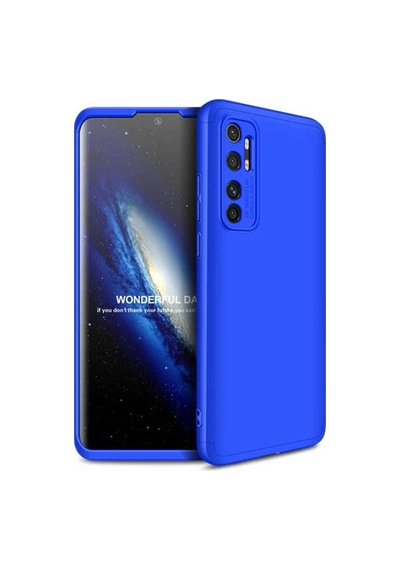 Xiaomi Mi Note 10 Lite Kılıf Zore Ays Kapak Mavi