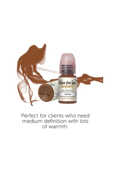 Perma Blend Tina Davies Sunset Toffee Kalıcı Makyaj Kaş Pigmenti 15ml Diğer