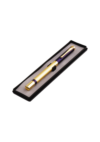 Kutulu Lacivert Gold Tasarım Roller Kalem