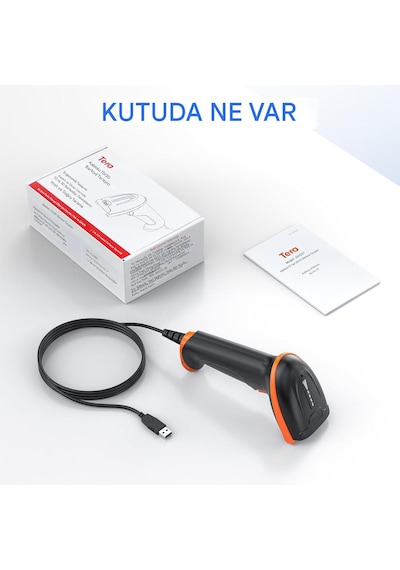 Tera 1d 2d Qr Barkod Okuyucu Darbeye Dayanıklı Su Geçirmez D5100y