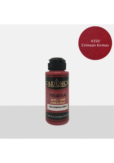 Cadence Premıum 120 Ml 4350 Crimson Kırmızı Akrilik Boya