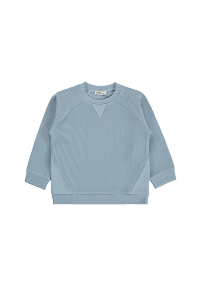Civil Boys Parçalı 2-5 Yaş Sweatshirt - Mavi Buz Mavi