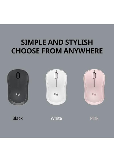 Sones Logitech M240 1000dpi Sessiz Kablosuz Bluetooth Fare Pembe Diğer