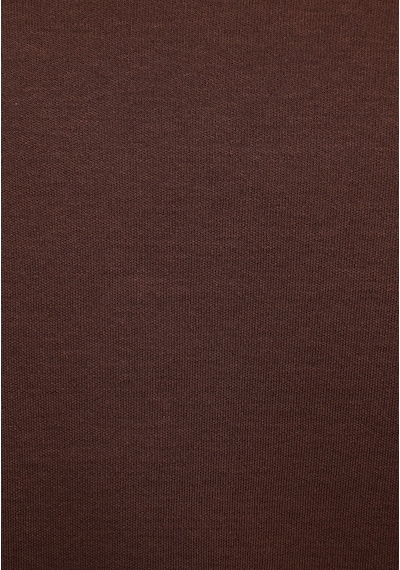 Colins Slim Fit Yuvarlak Yaka Düz Kadın Kahverengi Kısa Kol Tişört Cl1068567 Q1.v2 Brw Kahverengi