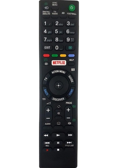 Lcd Led Kumanda Sony Netflix Tuşlu 2 Yazısız