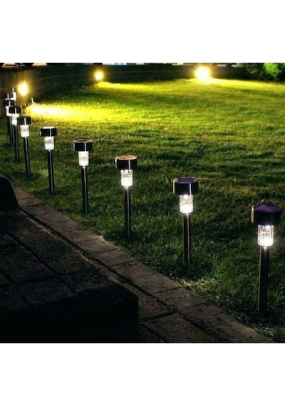 Bahçem Saplamalı 8'li Led Solar Bahçe Aydınlatması Çok Renkli