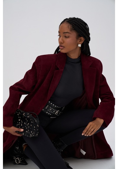 Mai Collection Mai Studios Co. Anvers Boğazlı Siyah Crop