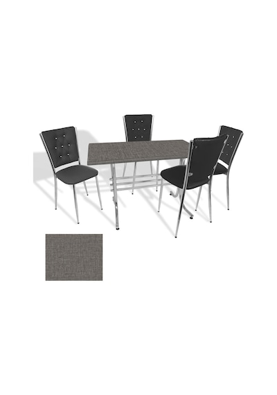 Japon - Kapitoneli Masa Takımı - 70x120 Werzalit, Wermodin Ve Allzalit Tabla - Twister - Siyah Çok Renkli Japon - Kapitoneli Masa Takımı - 70x120 Werzalit, Wermodin Ve Allzalit Tabla - Twister - Siyah Çok Renkli