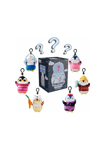 Pudgy Penguins Anahtarlık Klipsi Sürpriz Paket Mavi