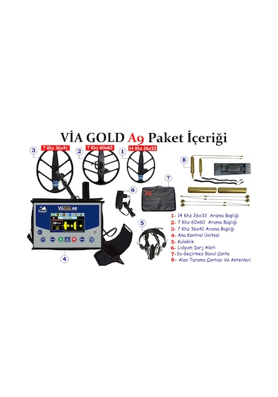 Via Gold A9 Dedektör Fiyatı