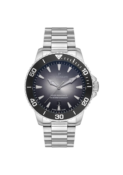Jacques Philippe JPQGS181316 45 mm Çelik Gri Erkek Kol Saati