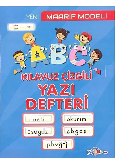 Mavi Boncuk Maarif Model Yazı Defteri Küçük Boy