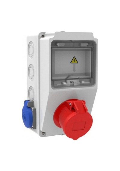 Bemis Bd1-2118-2020 5/16a. 380v. 1 Ad. Ön 1/16a. 220v. 2 Ad. Yan Prizli