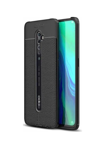 Oppo Reno 2Z Kılıf Zore Niss Deri Desenli Silikon Kılıf