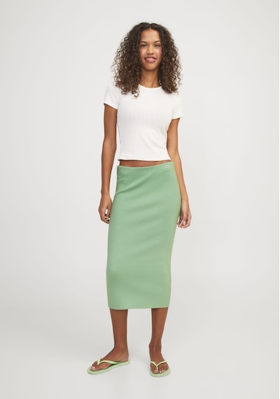 Jack & Jones Kadin Maxi Boy Etek - Ahlia 12252451 Grayed Jade Yeşil