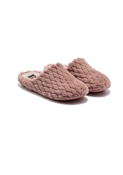 Twigy Beyonce Kadın Peluş Ev Terliği Pudra 37/41 Pudra Twigy Beyonce Kadın Peluş Ev Terliği Pudra 37/41 Pudra