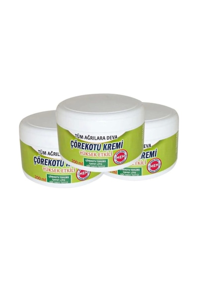Süper Corex Çörek Otu Kremi Green Box 200 Ml X 3 Adet