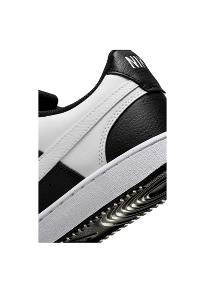 Nike Court Vısıon Lo Nn Erkek Sneaker Siyah Beyaz Siyah - Beyaz