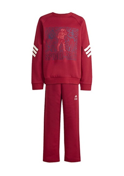 Adidas Lk Marvel Sm Jog Çocuk Günlük Eşofman Takımı Jz7666 Kırmızı