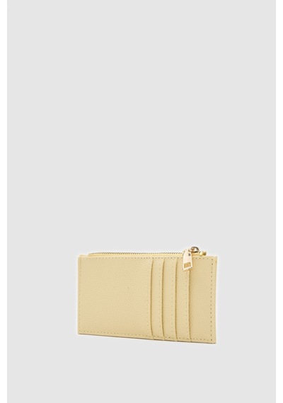Shule Bags Linn Dokulu Kadın Kartlık Butter Yellow Açık Sarı