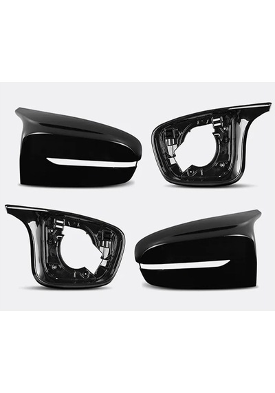 Autogp Bmw G30 Ayna Kapağı Piano Black M5 Model İç Dış 2017 / 2024 4 Parça