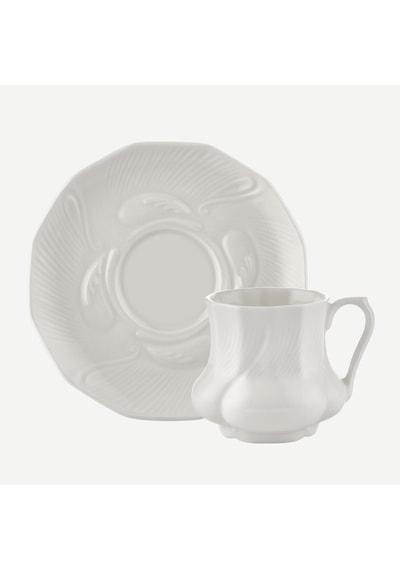 Beyaz Porselen Kahve Fincanı 150 Ml