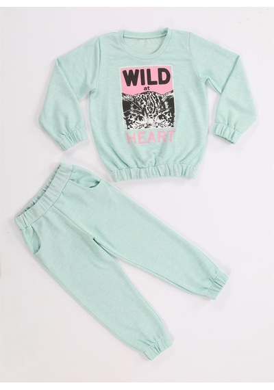Casabony Cute Wild Mint Jogger Eşofman Takım-mint Mint Yeşili