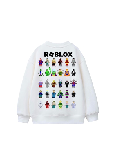 Seabubbles Roblox Çocuk Sweatshirt St09622 KREM