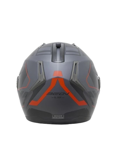 Beon B700 Air Tek Çene Açılır Vizörlü Kask Kırmızı - Siyah