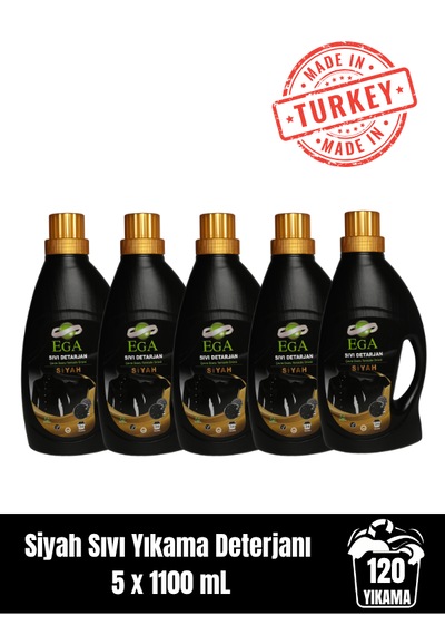 Siyah Sıvı Yıkama Deterjanı 5x 1100 Ml 5 L