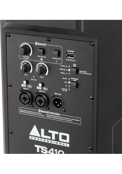 Alto Professional Ts410 10" 2000w Bluetooth, Dsp Ve App Control Özellikli Aktif Hoparlör