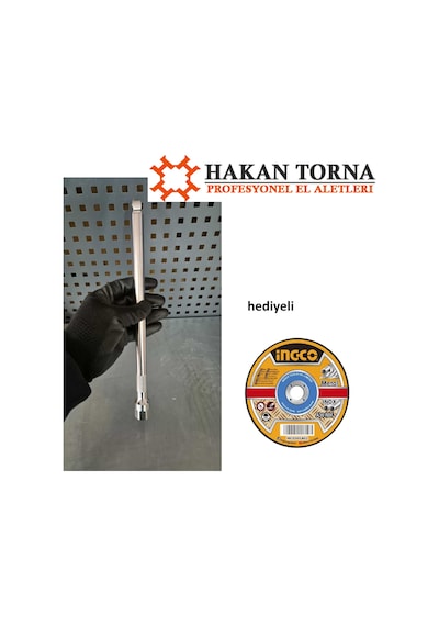 Rico 1/2 300mm Uzatma Lokma Ara Kolu Kol Kesme Taşı Hediyeli