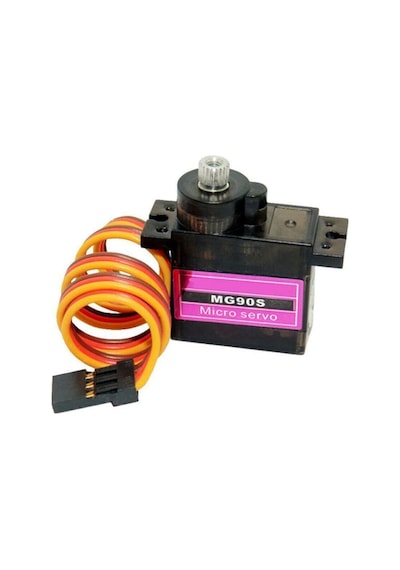 5v Mg90s Metal Dişli Servo Motor 180 Derece Dişli Kol Seti