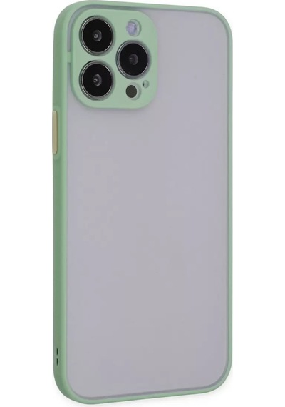 Newface Apple İphone 13 Pro Kılıf Montreal Silikon Kapak - Turkuaz