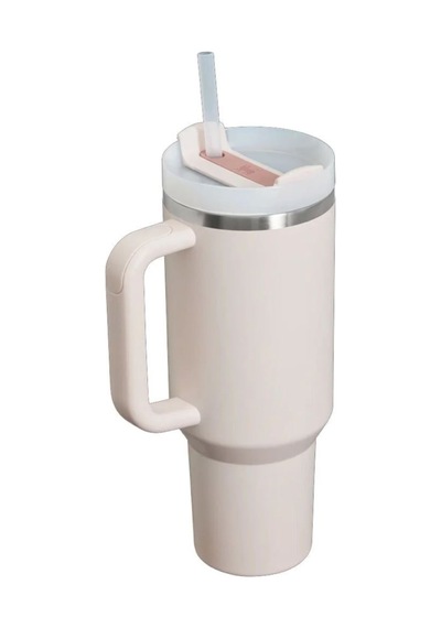 Stanley Quencher Pipetli 1.18lt Rose Termos Siyah