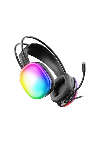 Lecoo HT409 USB Kablolu Mikrofonlu Kulak Üstü RGB Gaming Kulaklık