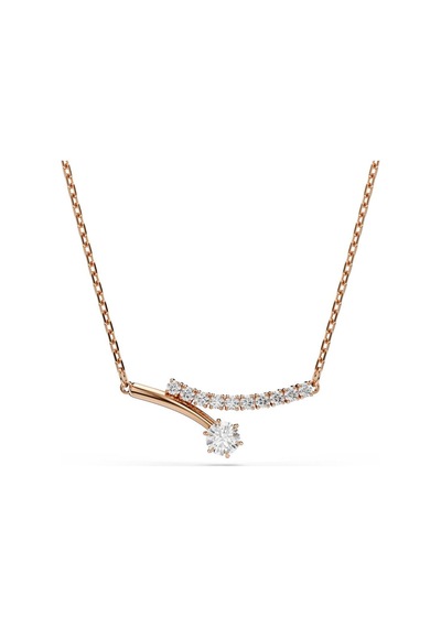 5763823 Swarovski Kolye Matrıx:necklace Crash Whıte/ros Metalik