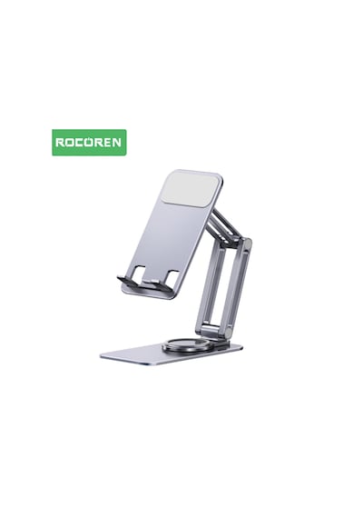 Rocoren 360 Döner Mekanizmalı Katlanabilir Alüminyum Telefon Standı