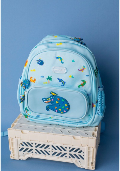 Packnjoy - Çocuk Sırt Çantası Small 2-4 Yaş - Snappy Croc Mavi