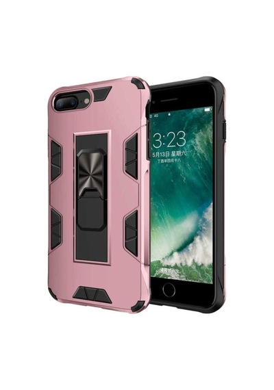Apple Uyumlu iPhone 7 Plus Kılıf Zore Volve Kapak Rose Gold